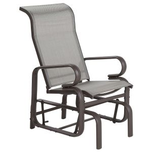 Silla de jardín borgio metal marrón/gris