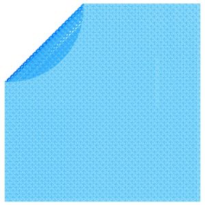Cubierta solar de piscina de pe redonda y flotante 455 cm azul es9812