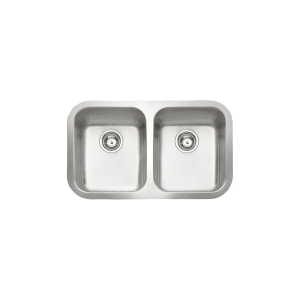 Fregadero doble de acero inoxidable para cocina moderna