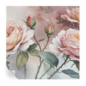 Murales autoadhesivos rosas pastel 250x250 tulup
