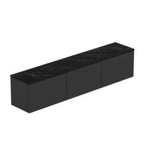 Mueble para la tele de madera <<neon>> - 160 x 32 x 35 cm - antracita