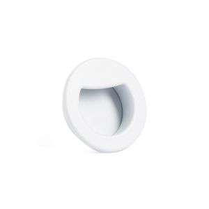 Tirador embutir material zamak modelo mariet acabado blanco mate