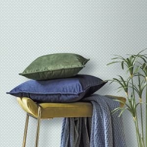 Papel pintado texturizado tnt shell top turquesa