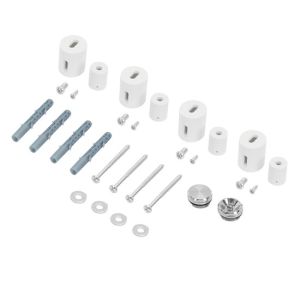 Material de montaje blanco para radiador de baño/salón iron