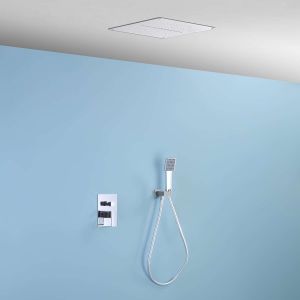 Conjunto de ducha encastrado sky bath cromo inox s304 serie trinity