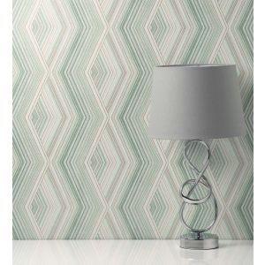 Papel pintado gaulan lavable geométrico moderno rombo zigzag 5.23m²