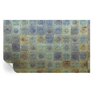 Papel pintado autoadhesivo azulejos geométricos 416x254 tulup