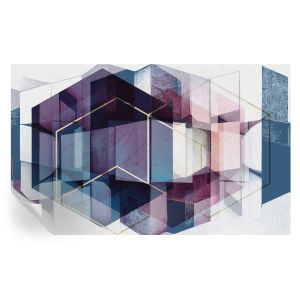 Murales autoadhesivos cubos geométricos 416x254 tulup