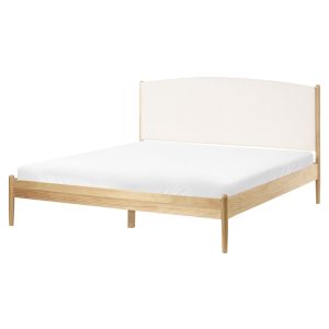 Cama madera de pino clairac 160 x 200 cm marrón claro