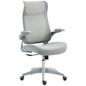 Silla de oficina 64x65x118 cm malla, pp color gris Homcom