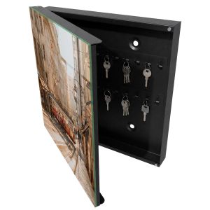 Armario para llaves decorativo 30x30x5, apertura izquierda tulup