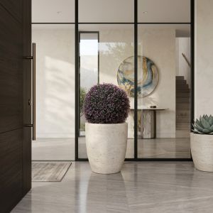 Esfera de boj artificial lila ø 45 cm hdpe | naturing monde