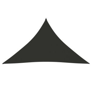 vidaXL toldo de vela triangular tela oxford gris antracita 3x3x4,24 m