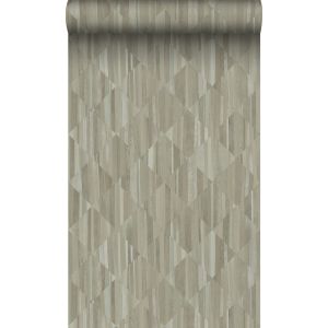 Origin papel pintado diseño 3d gris pardo 50 x 900 cm
