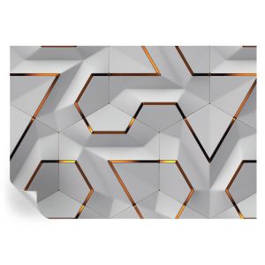 Murales autoadhesivos patrones tridimensionales 208x146 tulup
