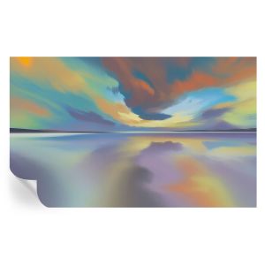 Papel pintado autoadhesivo atardecer arcoíris 416x254 tulup