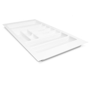 Cubertero modelo mauro para cajón acabado blanco para módulo 1000