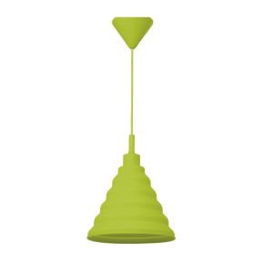 Colgante pirámide de silicona moderno y decorativo