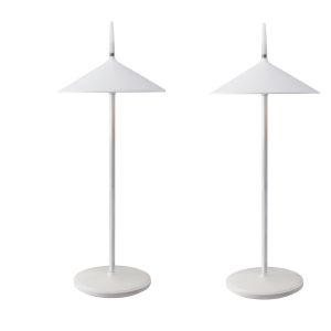 Nettlife lámpara de mesa LED blanco 15.4x15.4(2er-set)