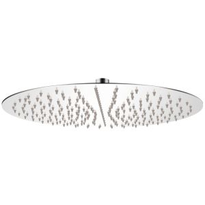 vidaXL cabezal de ducha redondo efecto lluvia acero inoxidable 40 cm