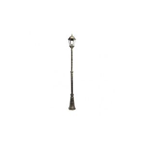 Regulus street light 1xe27 aluminium / crystal black