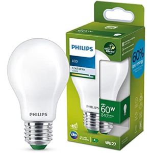 Ampoule LED ultra eficiente clase a - philips - base E27 - blanco frío 4000