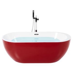 Bañera independiente nevis 160 x 75 cm rojo