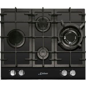 Placa de cocción a gas - kaiser - kcg 6394 - 60 cm - vidrio negro - autónom
