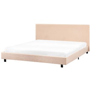 Cama bouclé albi 180 x 200 cm beige