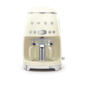 Cafetera de filtro - smeg - dcf02creu - 10 tazas - 1050w - crema