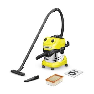 Aspirador en seco y húmedo karcher wd 4 s v-20/5/22 - depósito acero inoxid