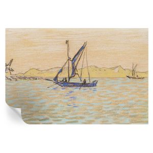 Papel pintado autoadhesivo mar de paz 104x152 tulup