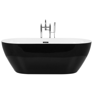 Bañera independiente carrera 170 x 80 cm negro