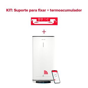 Termoacumulador inteligente, Ariston, velis pro Wi-Fi 80l + instafix