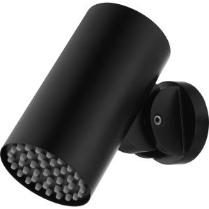 Rociador redondo ø8cm tube para ducha empotrada negro mate [ imex® ]