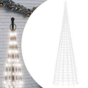 vidaXL árbol de navidad 3000 LED blanco frío 800 cm