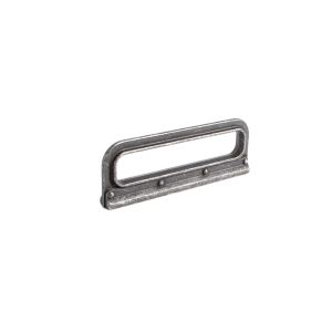 Tirador zamak aser acabado negro vintage dist. 96mm.