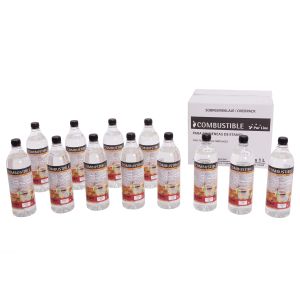 Combustible etanol de origen natural aroma canela. Caja 12 botellas de 1l