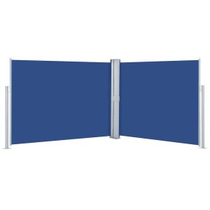 vidaXL toldo lateral retráctil azul 140x1000 cm