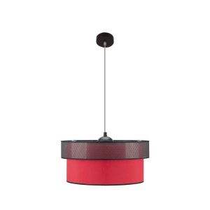 Fab 172994007 | coLGante felix negro/rojo 1xE27 regx40x40 cm