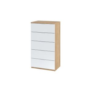 Cómoda luca blanco artik - roble canadian