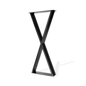 Pata para mueble rei 7-914.3885.18p | 380x80x850 mm | negro poro | acero