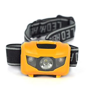 Linterna LED 3W negra senderismo pesca camping recargable