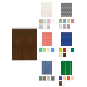 110 x 240 cm | karla - marrón | cortinas de exterior impermeables – cort -