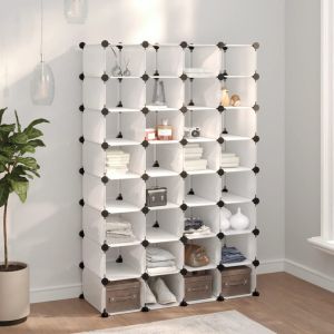 Zapatero pp transparente 93x36,5x140 cm es3781
