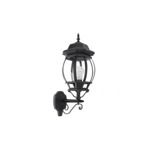 Caelum outdoor wall light 1xe27 aluminium / crystal black