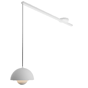 Lightswing® single - blanco mate 90 cm - para una lámpara coLGante​​.