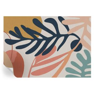 Papel pintado autoadhesivo patrones de hojas 208x146 tulup
