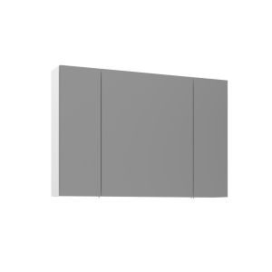 Mueble de baño con espejo <<bari 100>> - 97 x 16 x 66 cm - blanco mate