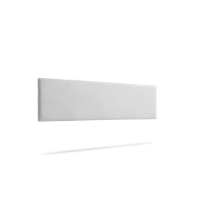 Cabecero tapizado nova polipiel 130x50x5 cm - blanco - moonia